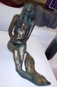 Bronze cast Mermaid